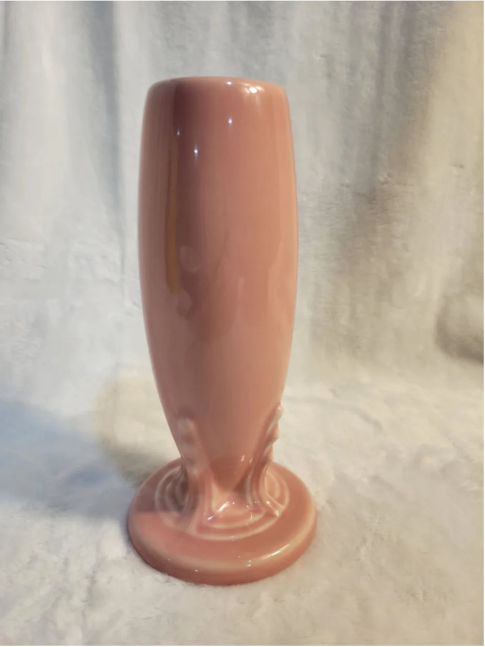 Fiesta Homer Laughlin Rose Pink Bud Vase 6-1/4